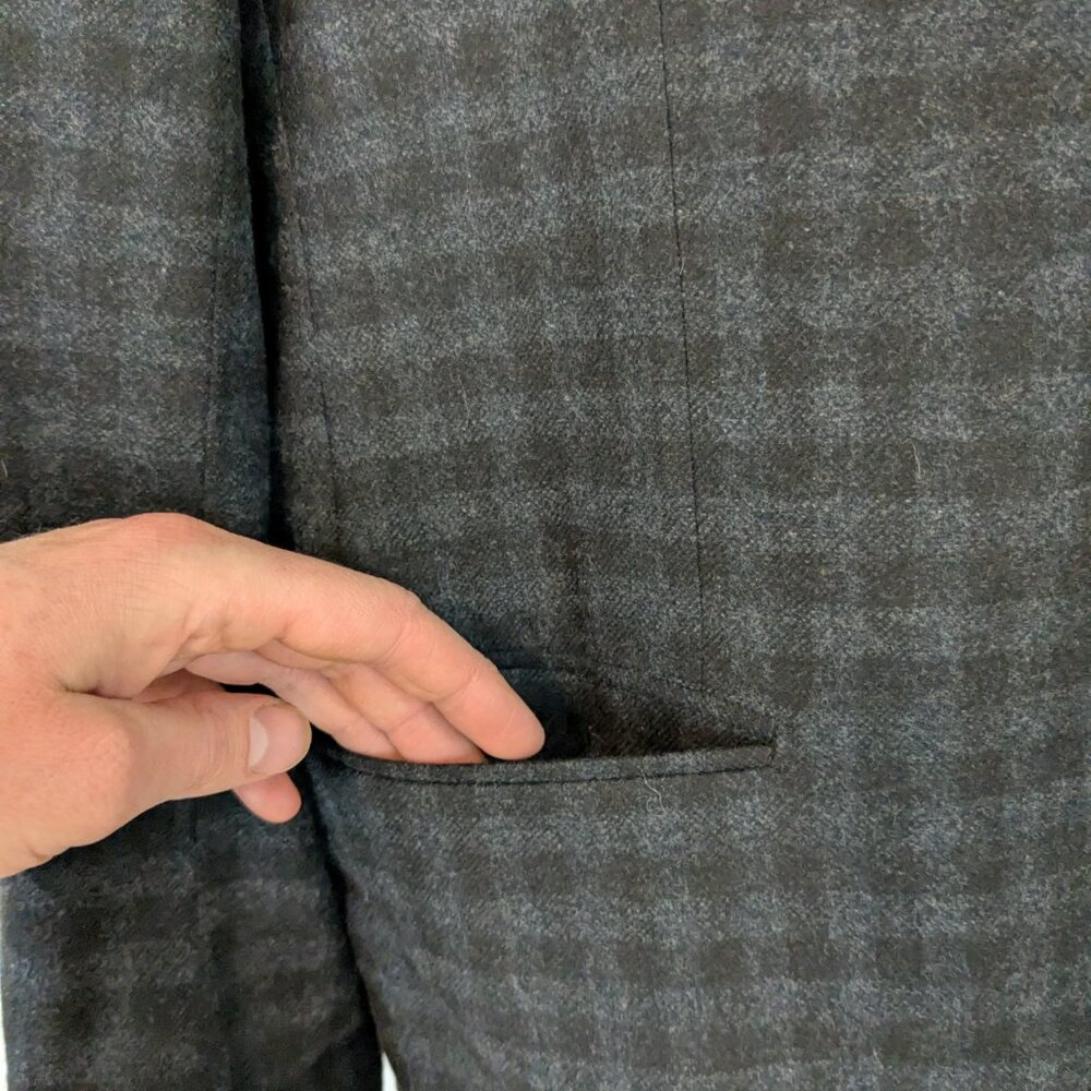 Ermenegildo Zegna Cashmere Sport Coat Plaid - Picture 9 of 15
